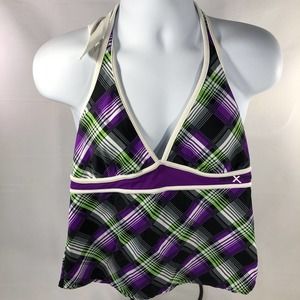 Zeroxposur Surf Active Swimwear Womens Top Purple Size 12 New w/ Tags Tank Top